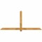 Ekena Millwork Eugene Rough Sawn Timber Gable Bracket, Western Red Cedar, 84"W x 38"H x 4"D x 4"F, 11/12 Pitch GBW084X38X0404EUG00RWR - alternate 1